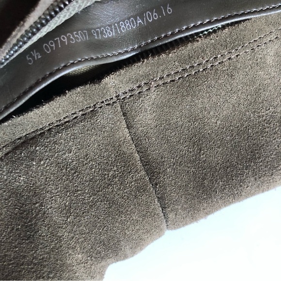 M&S Autograph Suede Block Heel Over the Knee Boots - Picture 9 of 16